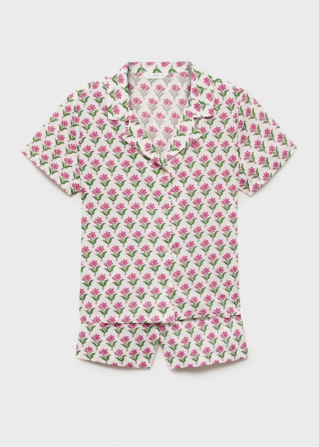 Mango Pyjama-Pack aus gemusterter Baumwolle Blitzangebot