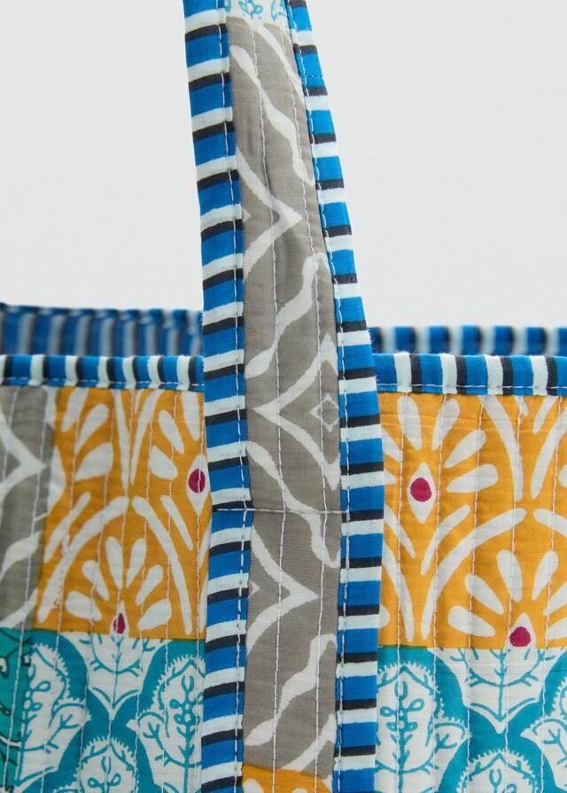 Mango Patchwork-Stepptasche Letzte 2 Tage