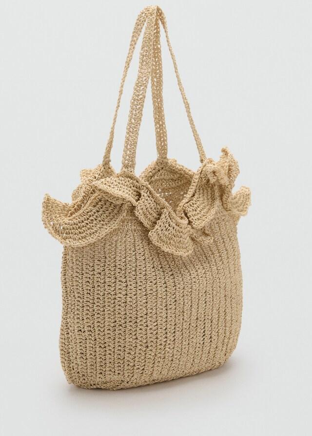 Mango Bucket Bag aus Naturfaser Letzter Tag