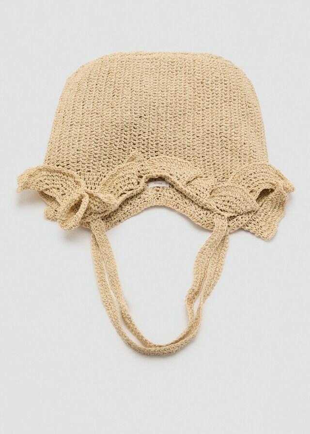 Mango Bucket Bag aus Naturfaser Letzter Tag