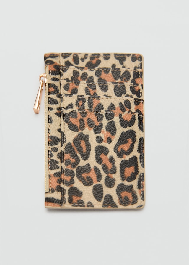 Mango Geldbörse mit Leder-Effekt und Leoparden-Print Discount Store für neue Produkte