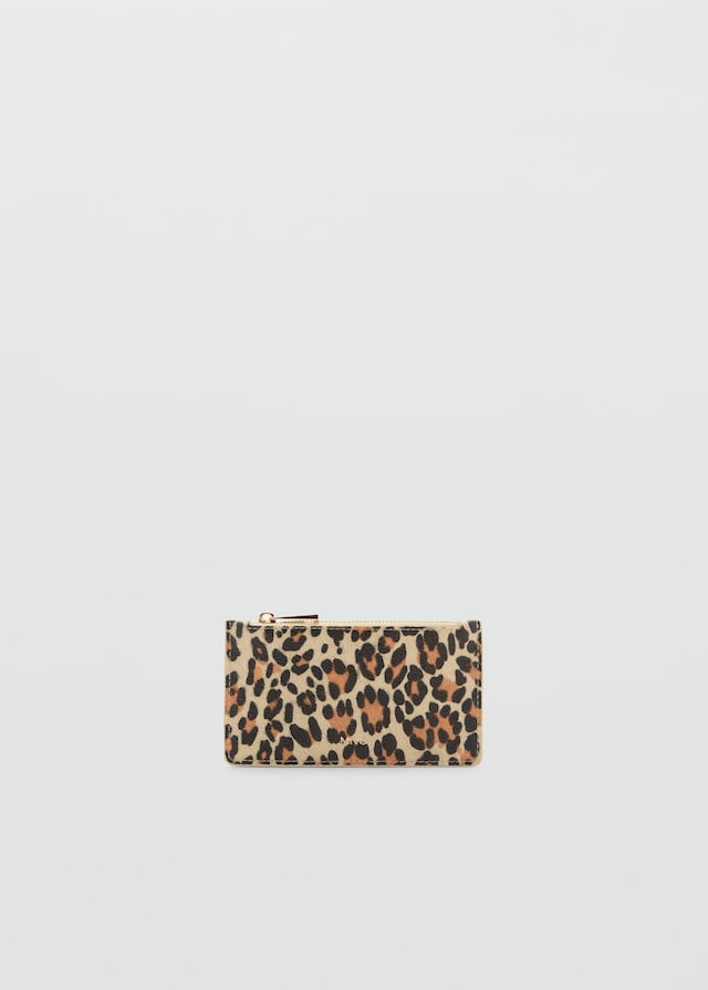 Mango Geldbörse mit Leder-Effekt und Leoparden-Print Discount Store für neue Produkte