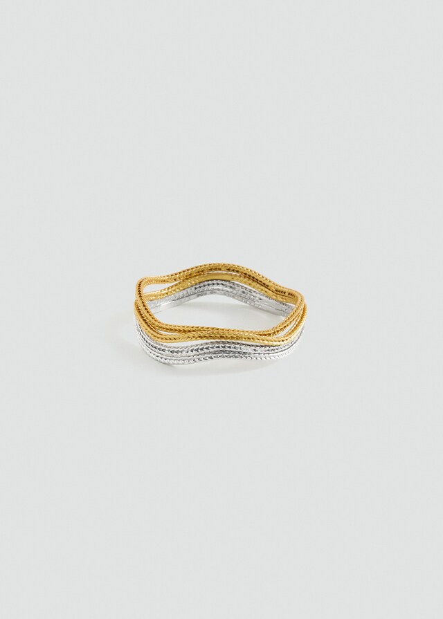 Mango Set mit Metallarmreifen Online