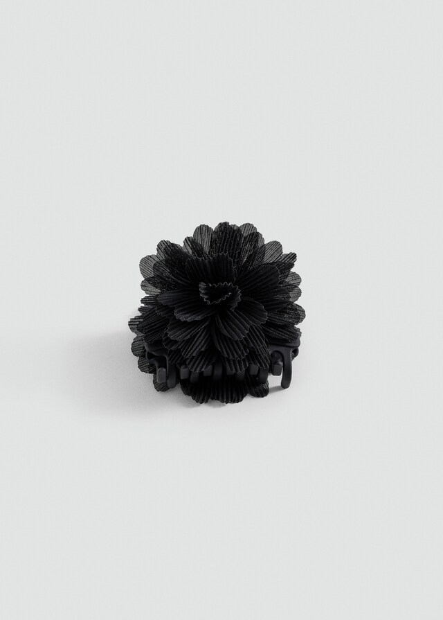 Mango Haarspange Blume Textur Outlet
