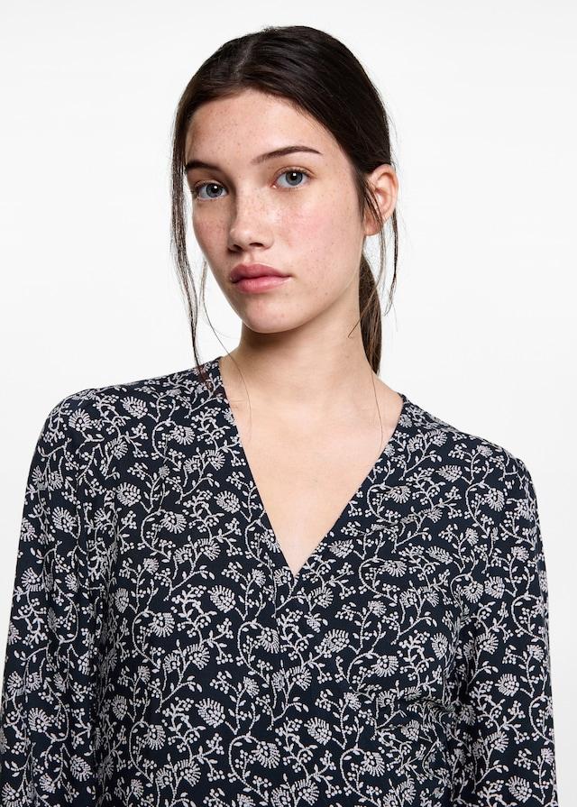 Mango Kleid mit Blumendruck Weihnachtsangebot