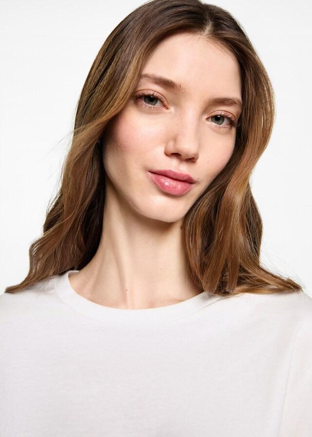 Mango T-Shirt mit geraffter Taille Top Angebot