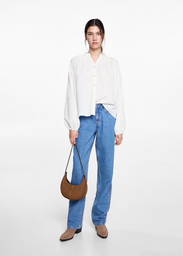 Mango Bluse mit Ballonärmeln Neuheiten