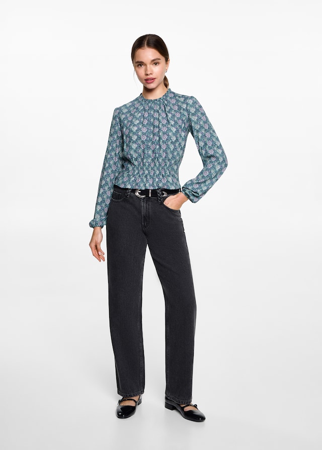 Mango Bluse mit Blumenmuster Bestseller