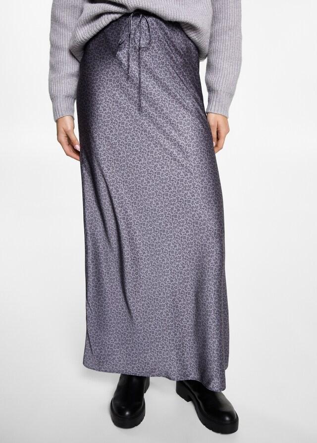 Mango Satinierter Printrock VIP-Rabatte