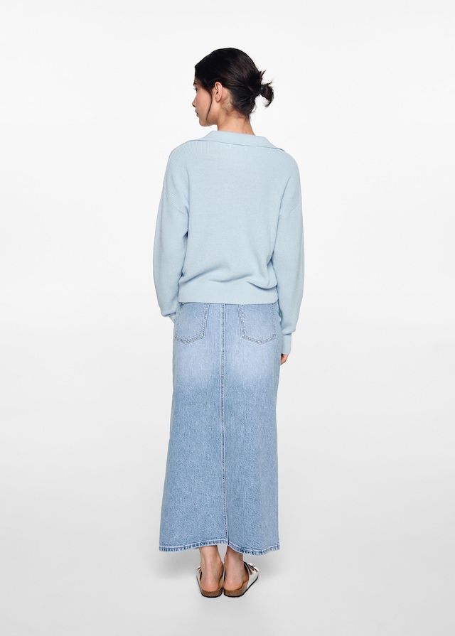 Mango Pullover mit Polo-Kragen Bis zu 50% Rabatt