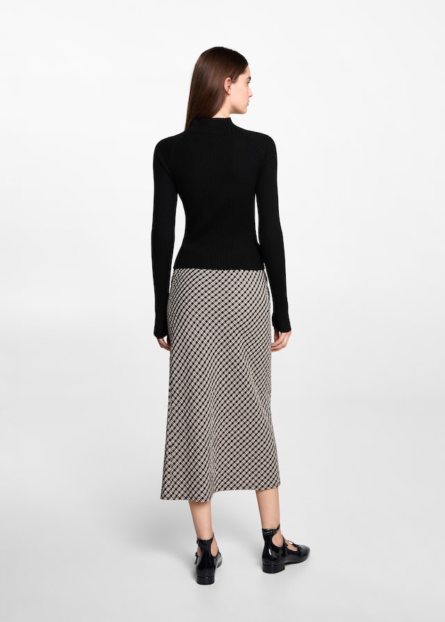Mango Ripp-Pullover mit Rollkragen Bis zu 65% Rabatt