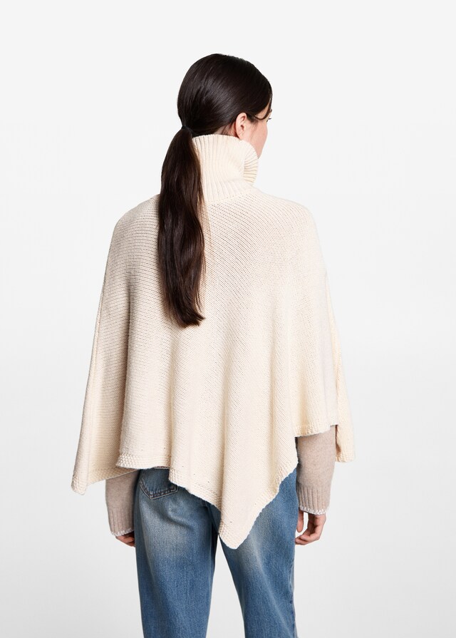 Mango Strickponcho Nur für heute