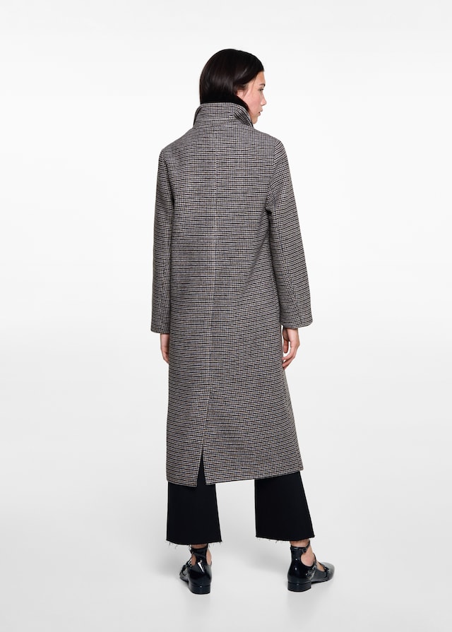 Mango Wollmantel mit Hahnentritt Discount Store für neue Produkte