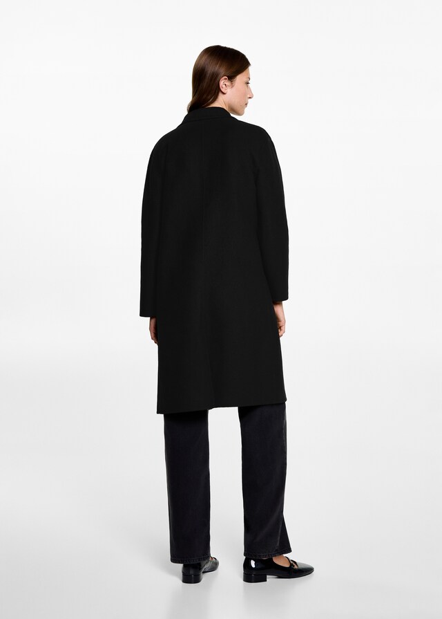 Mango Langer Tuchmantel Super Rabatt