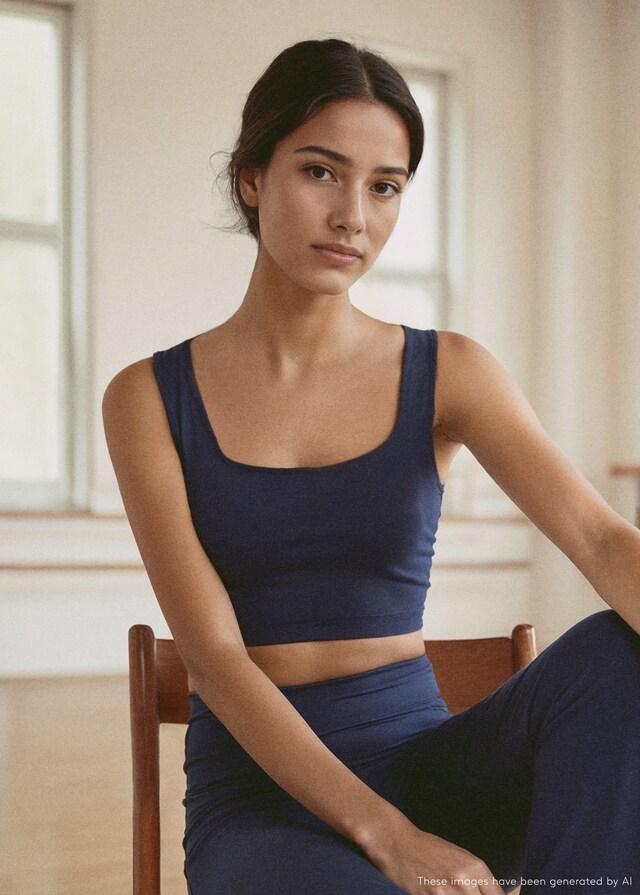 Mango Bauchfreies Sport-Top